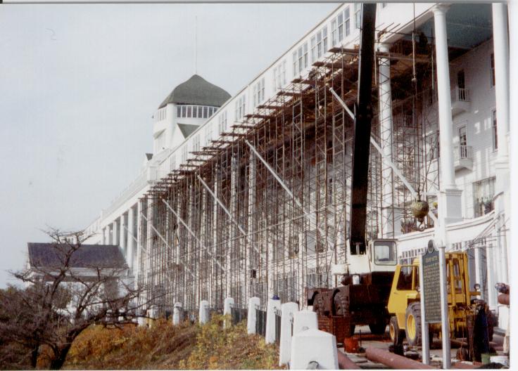 Maverick Construction at Grand Hotel Column replacement Maverick Construction at Grand Hotel Column replacement